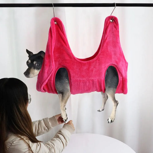 Pet Nails Trimming Pet Grooming Hammock - pawfectessentialspot.store