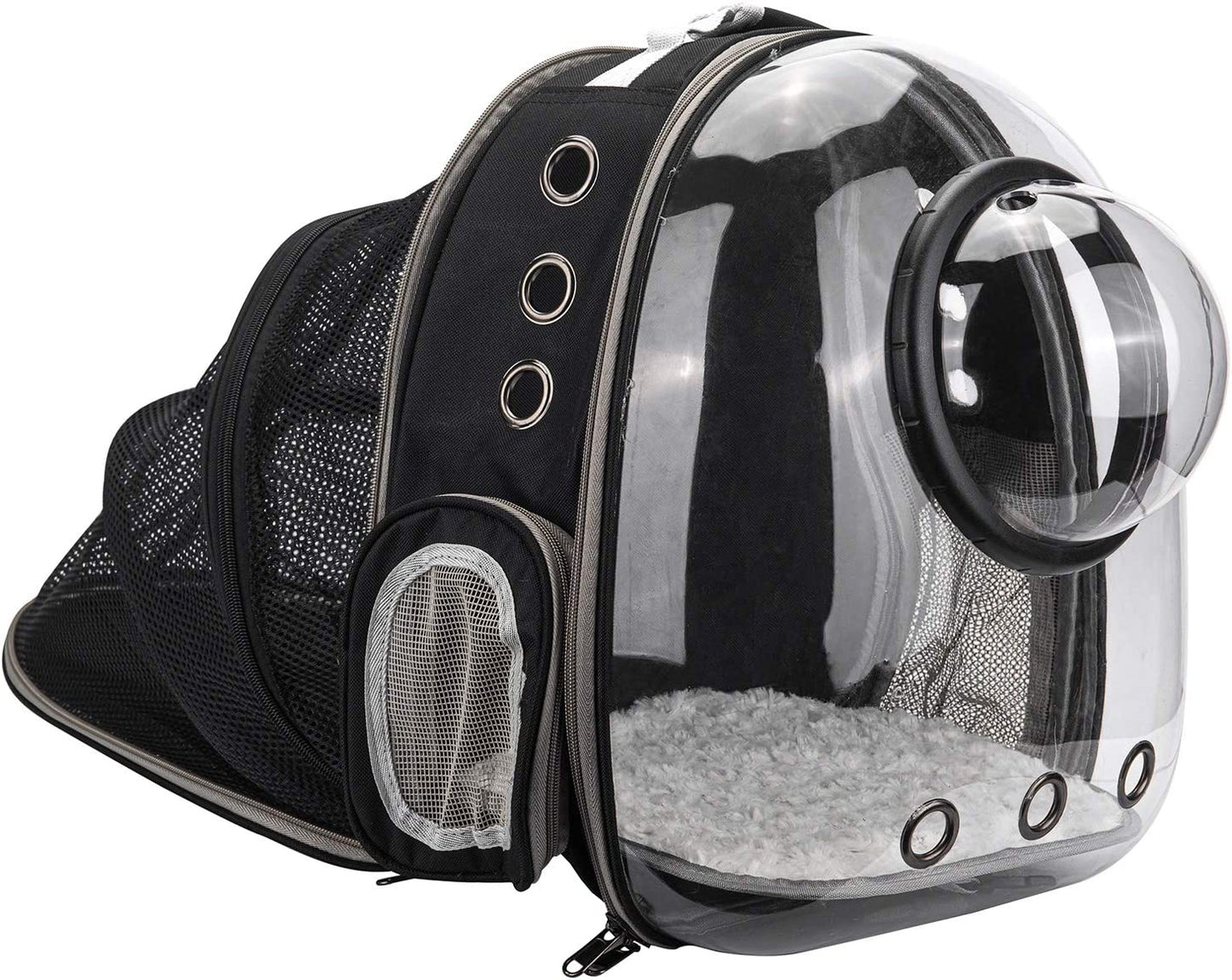 Pet Clear Cat Backpack Carrier Bubble Breathable Foldable Pet Rucksack Carrier for Puppy Dog Cat Lightweight Cat Backpack Designed for Travel, Hiking, Walking & Outdoor Use