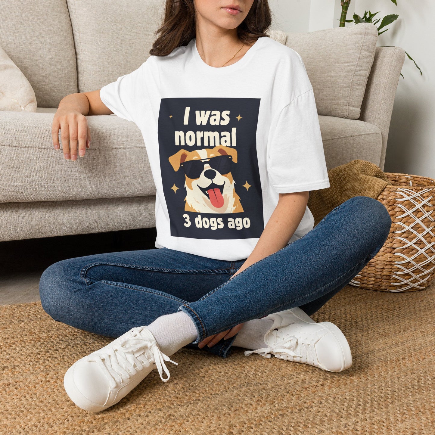 I Was Normal 3 Dogs Ago T-Shirt — Funny Dog Lover Tee