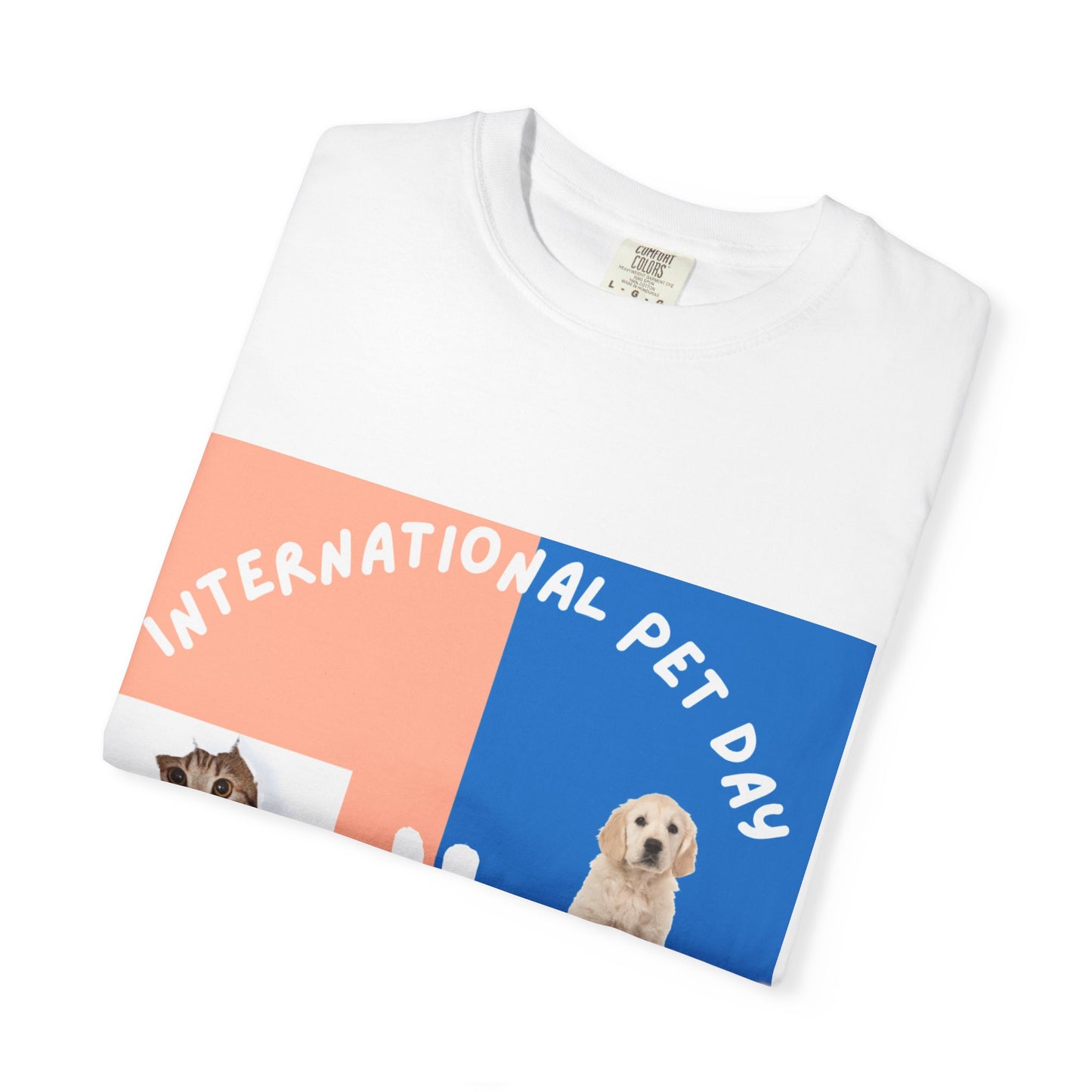 International Pet Day Cats & Dogs T-Shirt —