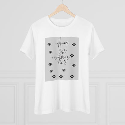 Cute Paw Print Women's Cotton Tee