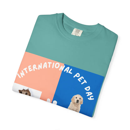 International Pet Day Cats & Dogs T-Shirt —