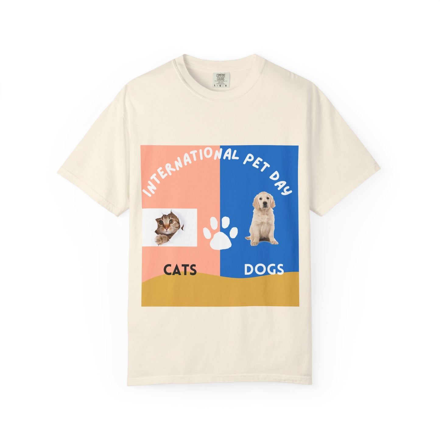 International Pet Day Cats & Dogs T-Shirt —
