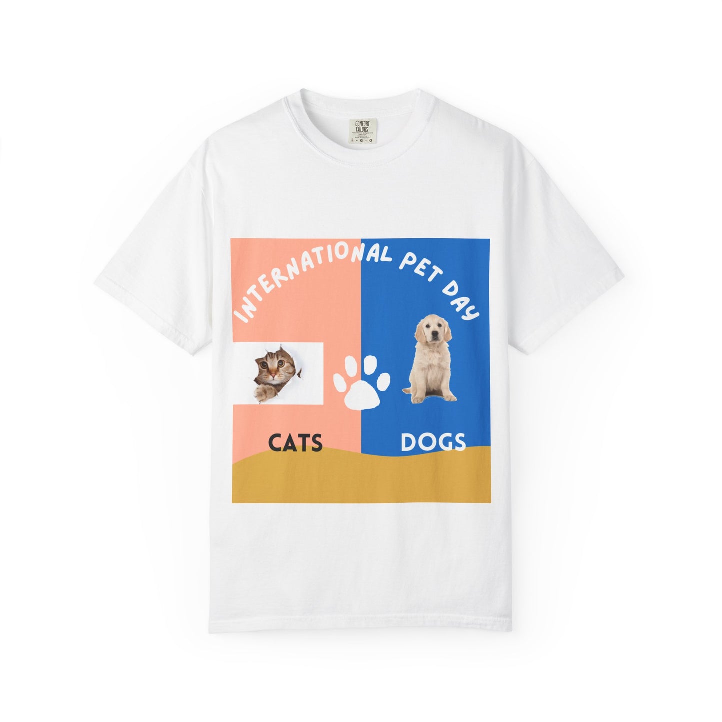 International Pet Day Cats & Dogs T-Shirt —