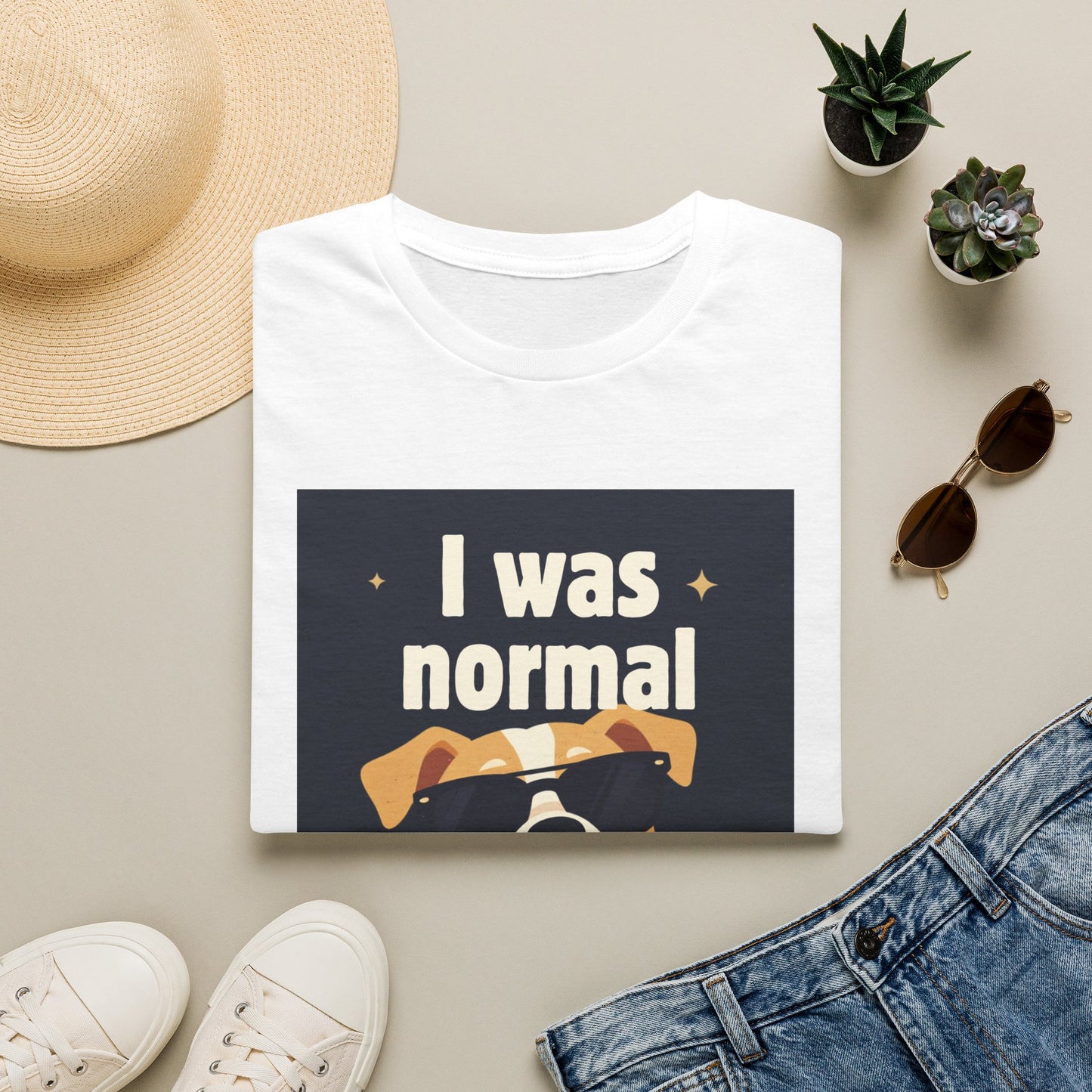 I Was Normal 3 Dogs Ago T-Shirt — Funny Dog Lover Tee