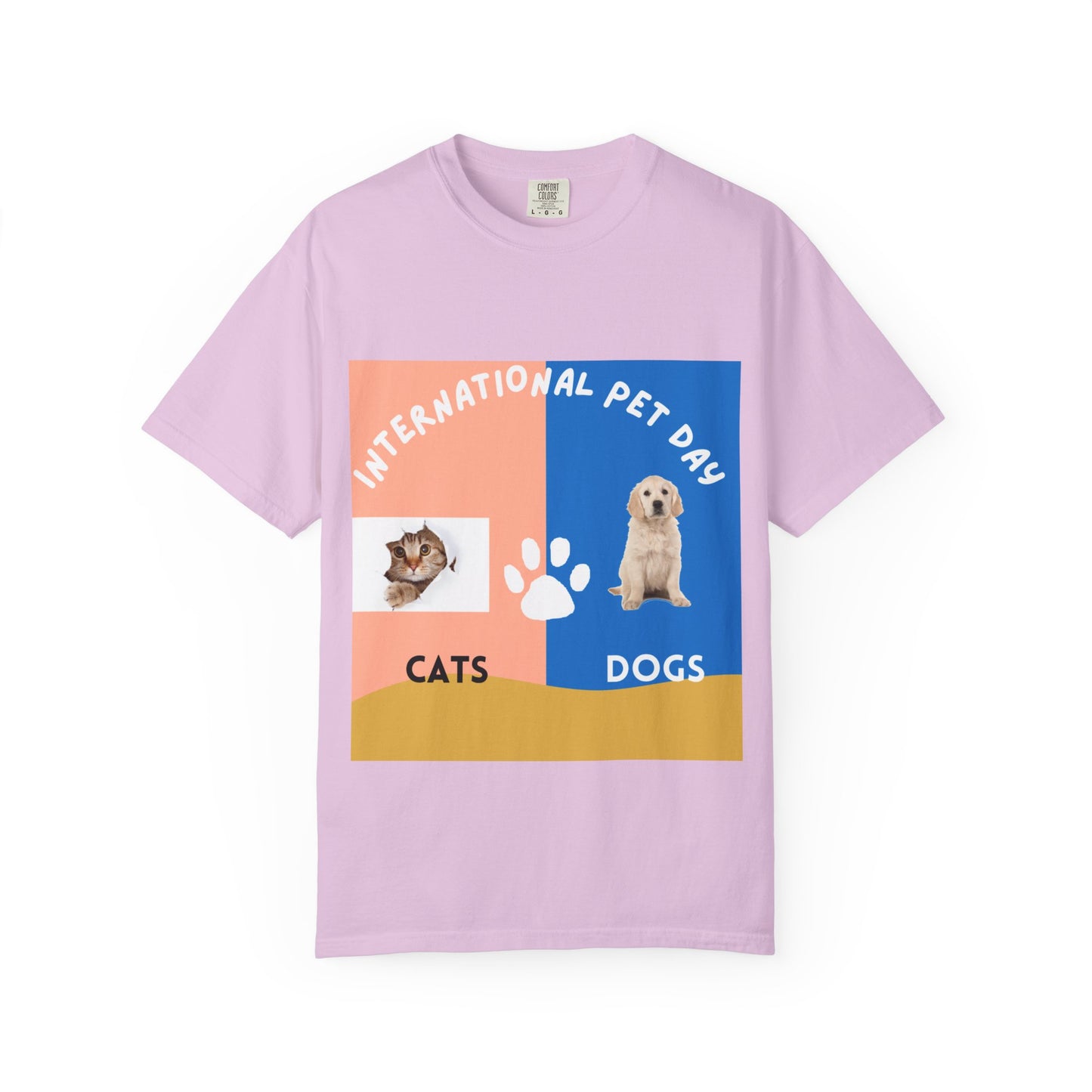 International Pet Day Cats & Dogs T-Shirt —