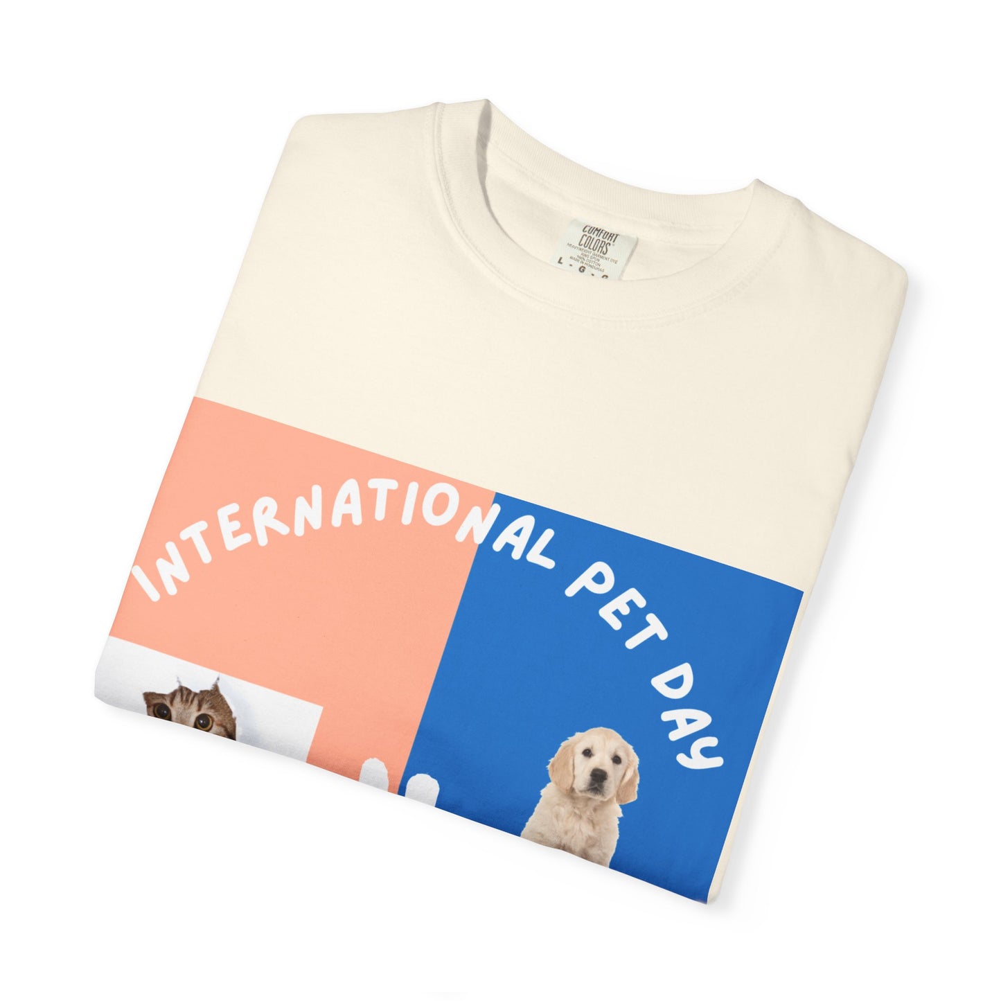 International Pet Day Cats & Dogs T-Shirt —