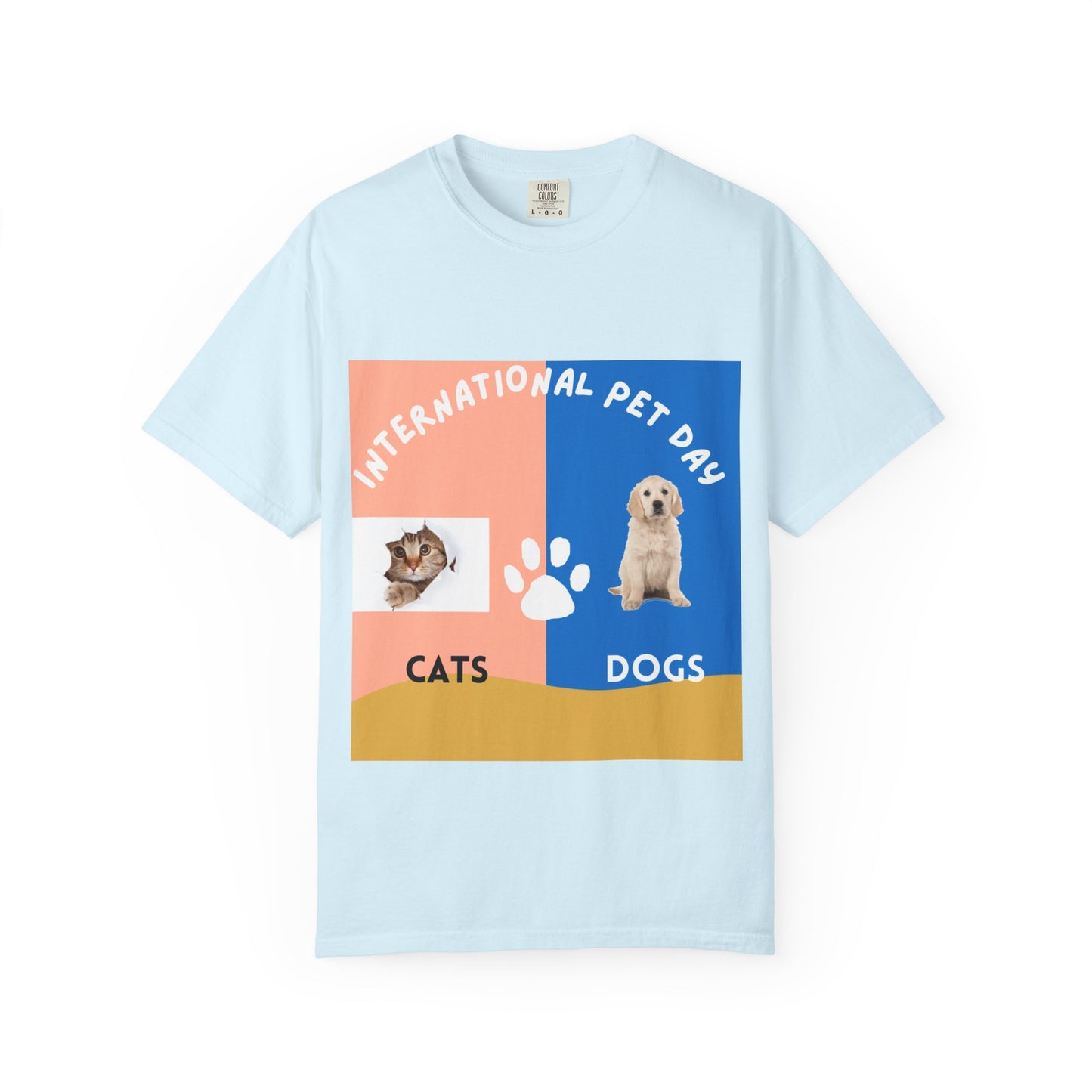 International Pet Day Cats & Dogs T-Shirt —