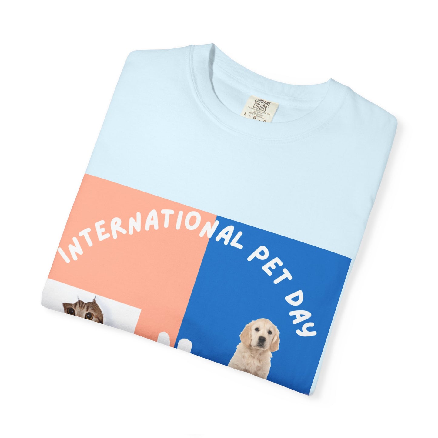 International Pet Day Cats & Dogs T-Shirt —
