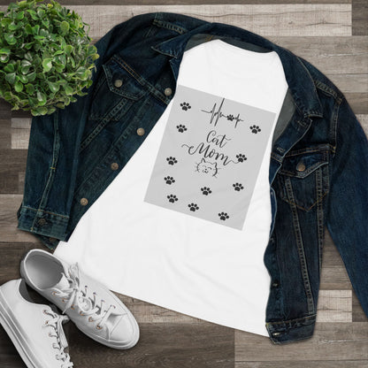 Cute Paw Print Women's Cotton Tee