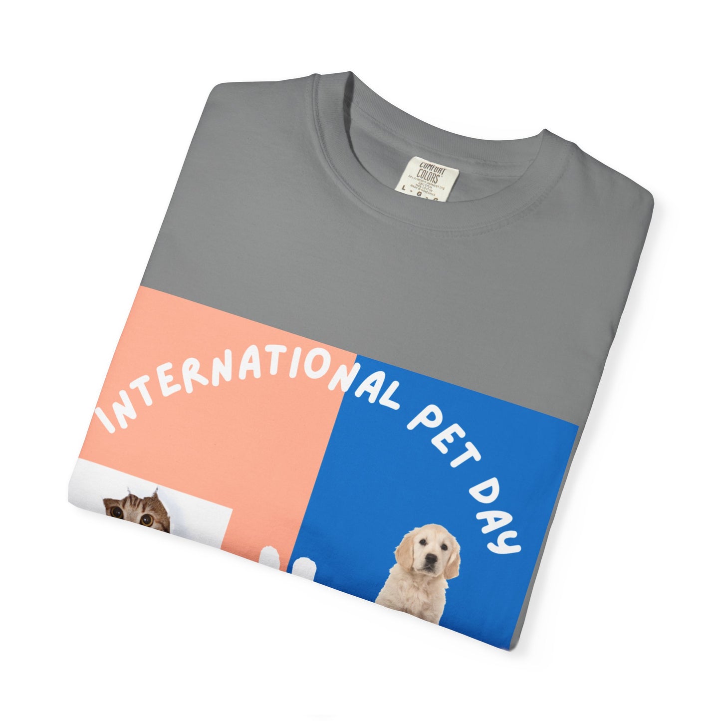 International Pet Day Cats & Dogs T-Shirt —
