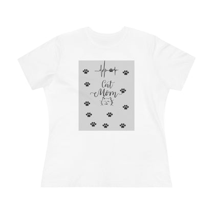 Cute Paw Print Women's Cotton Tee