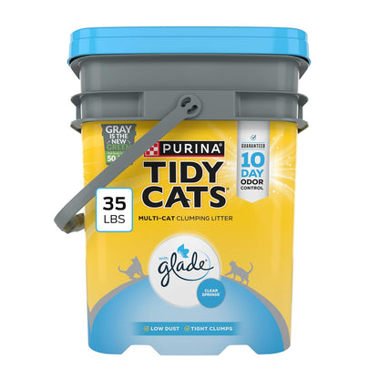 Lightweight 4-In-1 Strength Multi-Cat, Odor Control, Clumping, 99.9 Percent Dust Free Cat Litter - 17 Lb. Box
