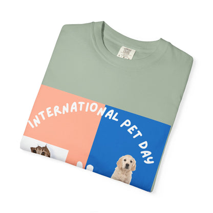 International Pet Day Cats & Dogs T-Shirt —