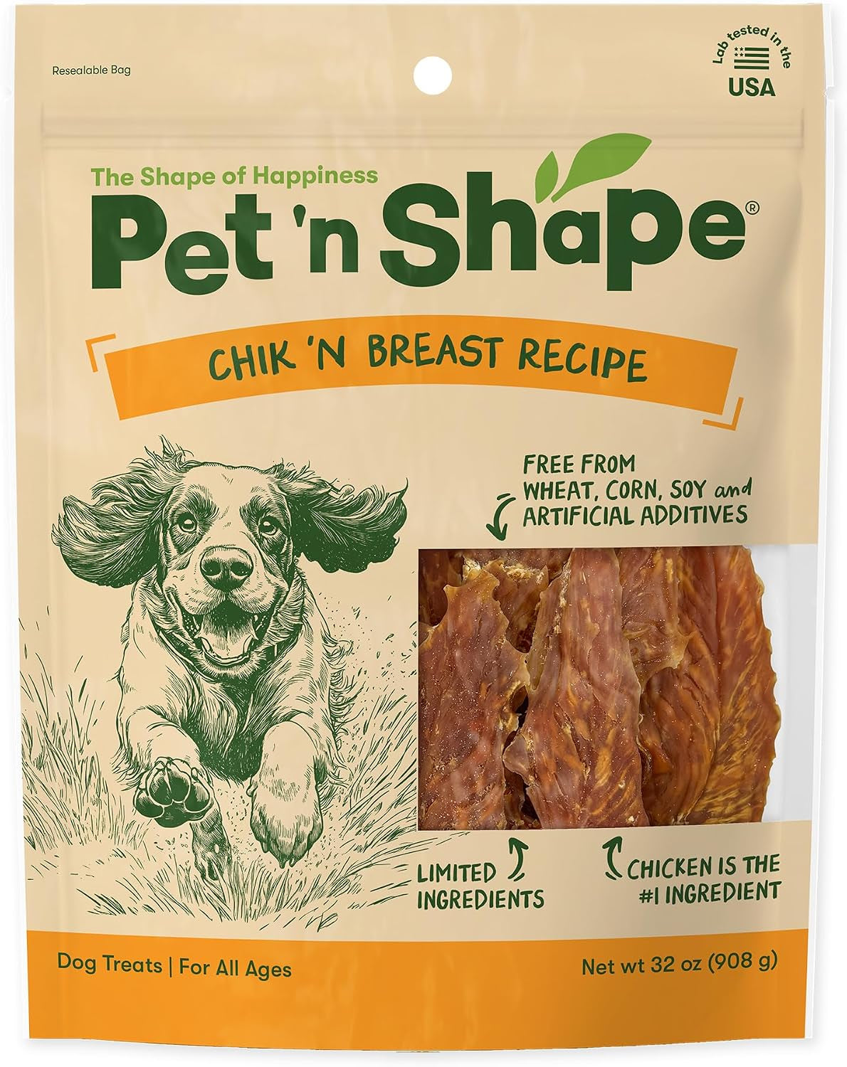 Duck Breast Jerky Dog Treats - 16 Ounce