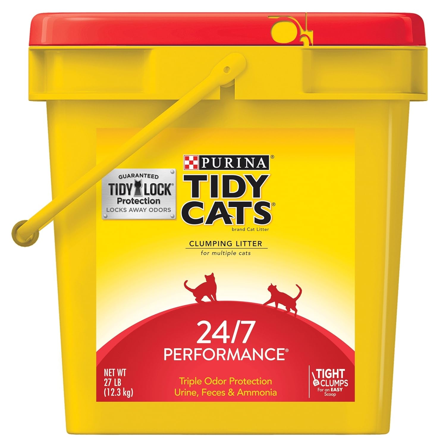 Lightweight 4-In-1 Strength Multi-Cat, Odor Control, Clumping, 99.9 Percent Dust Free Cat Litter - 17 Lb. Box